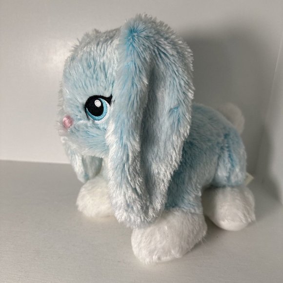 Build A Bear Merry Mint Floppy Bunny Plush Rabbit Blue Stuffed Animal Easter 12” - Picture 2 of 5